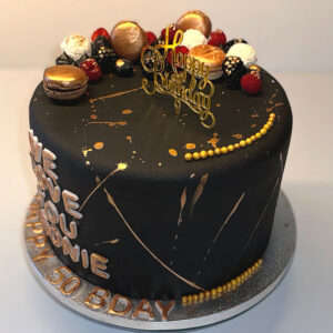 torte goldene text